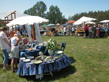 Markttag in Born auf dem Dar&szlig; - Ein Fest f&uuml;r alle Sinne