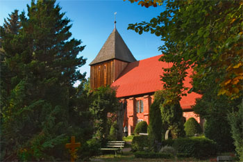 Seemannskirche im Ostseebad Prerow auf dem Darß